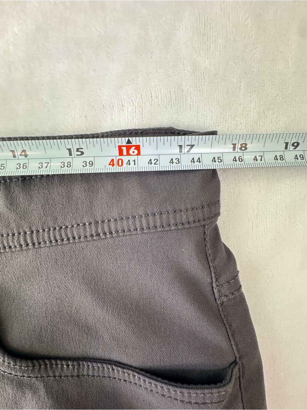 prAna Men's Slim Fit Breathe Pants Charcoal 34x32 Hiking Travel - Picture 7 of 10
